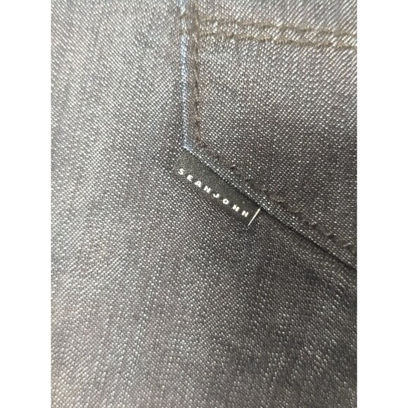 Sean John Navy Blue Denim Jeans Pants Hip Hop Streetwear Mens 32x30 Straight Leg - Picture 11 of 12